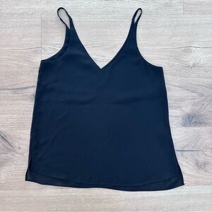 TOPSHOP - SILK TANK - BLACK - SIZE 2